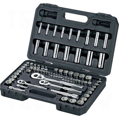 Image de Jeu de douilles-jeux de douilles 79 mcx sae/métriques prise 1/4", 3/8" & 1/2"