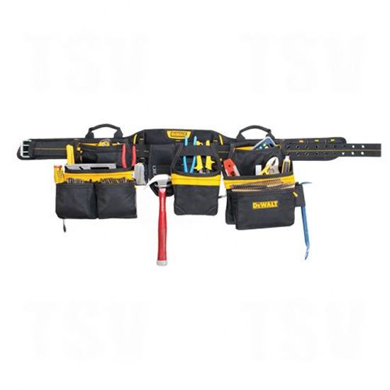 Image sur Ceinture combinée pour outils de menuisier à 31 pochettes