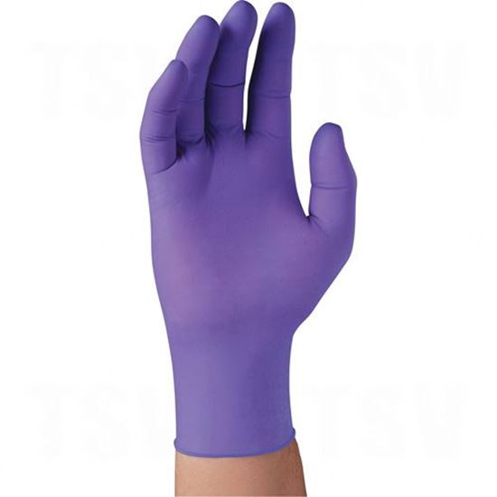 Image sur Gants de qualité examen en nitrile* mauve de 9,5"