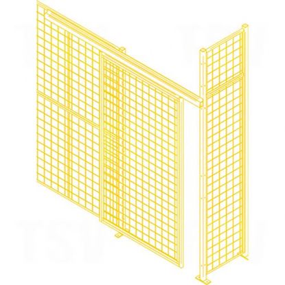 Image de Composantes pour partitions & cloisons grillagées - Portes coulissantes