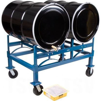 Image de Ensembles de porte-barils & socle roulant empilables
