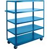 Image de Chariot à tablettes robuste 24¨ x 36¨ 5 Tablettes Bordures vers le bas