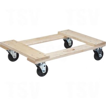 Image de Socle roulant en bois dur