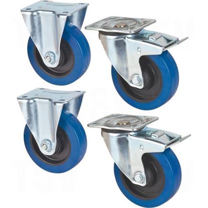 Image de Support pour boîtes de carton - Jeu de roulettes en option