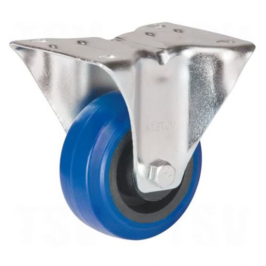 Image sur Roulette en caoutchouc élastique bleu