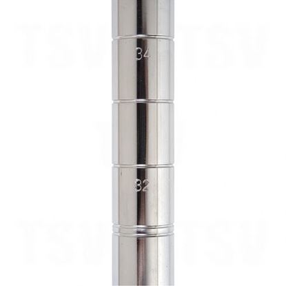 Image de Étagères en treillis chromaté - Montants