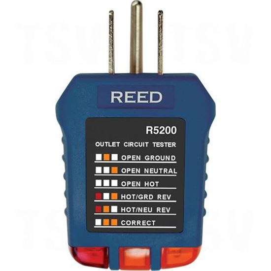 Image sur Testeur de prises de courant REED R5200