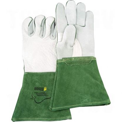 Image de Gants robustes pour soudeur en cuir de bison pour usage général