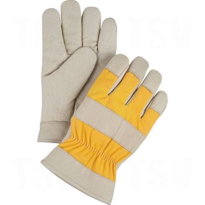 Image de Gants en cuir fleur de porc de première qualité doublé de mousse molletonnée