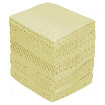 Image de Feuilles d'absorbants en fibres fines - Calibre industriel - Matières dangereuses