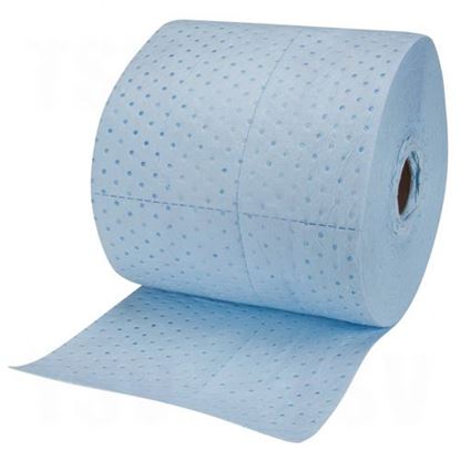 Image de Rouleaux absorbants bleus liés - Huile seulement