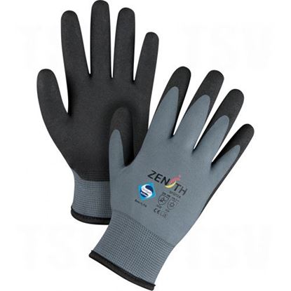 Image de Gants ZX-30° de première qualité à paume enduite de mousse de PVC et doublés d'acrylique