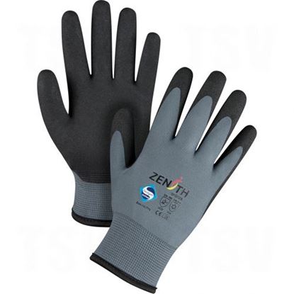 Image de Gants ZX-30° de première qualité à paume enduite de mousse de PVC et doublés d'acrylique