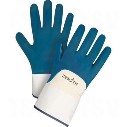 Image de Gants enduits de nitrile lourd, poignet de sécurité