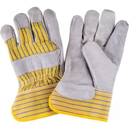 Image de Gants d'ajusteur en cuir de vache refendu de première qualité