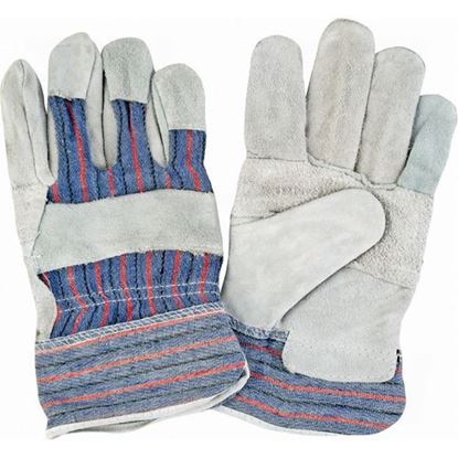Image de Gants d'ajusteur à avec paume renforcée en cuir de vache refendu de qualité standard