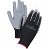 Image de Gants de polyester noir enduits de nitrile