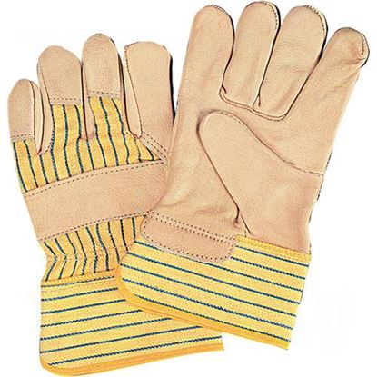 Image de Gants d'ajusteur en cuir fleur de vache doublés de qualité standard