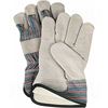 Image de Gants d'ajusteur en cuir de vache refendu doublés de coton molletonné
