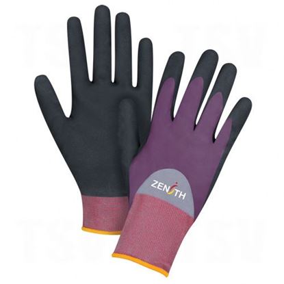 Image de Gants enduits de nitrile 3/4 de première qualité ZX-2