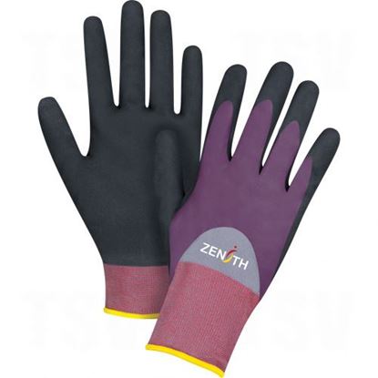 Image de Gants enduits de nitrile 3/4 de première qualité ZX-2