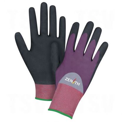 Image de Gants enduits de nitrile 3/4 de première qualité ZX-2