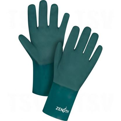 Image de Gants verts en pvc à deux épaisseurs