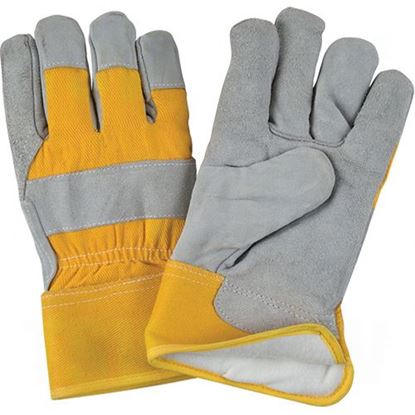 Image de Gants d'ajusteur en cuir de vache refendu a/doublure thermique