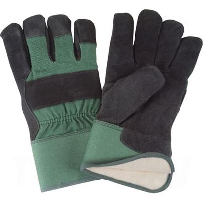 Image de Gants d'ajusteur en cuir de vache refendu a/doublure thermique