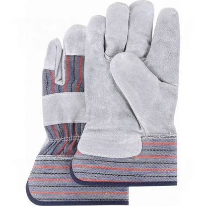 Image de Gants d'ajusteur en cuir de vache refendu de première qualité
