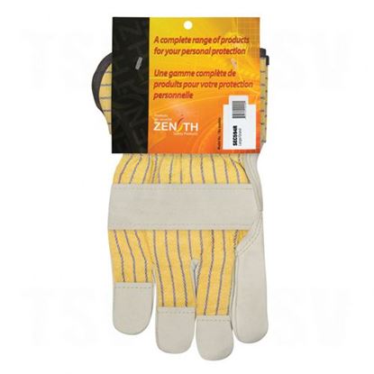 Image de Gants d'ajusteur  en cuir fleur de vache à paume renforcée