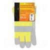 Image de Gants d'ajusteur haute visibilité en cuir de vache refendu doublés de Thinsulate(MC)