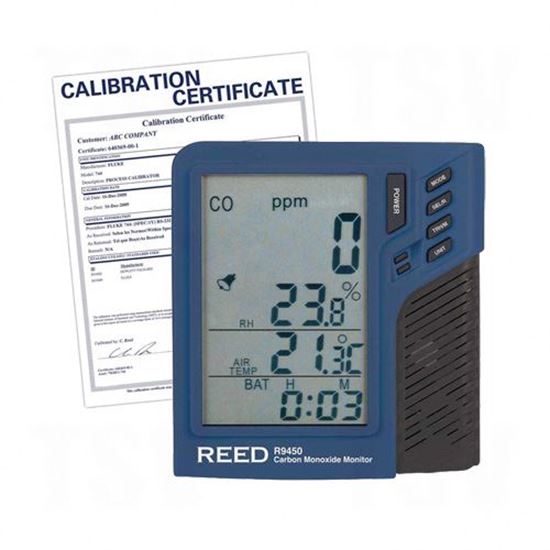 Image sur Compteur de monoxyde de carbone avec température et humidité (comprend certificat ISO)