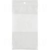 Image de Sacs en poly refermables avec étiquette blanche