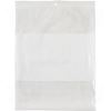 Image de Sacs en poly refermables avec étiquette blanche