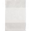 Image de Sacs en poly refermables avec étiquette blanche