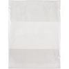 Image de Sacs en poly refermables avec étiquette blanche
