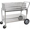 Image de Chariot de bureau en treillis métallique pour le courrier